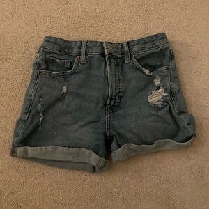 Denim Distressed Women Shorts